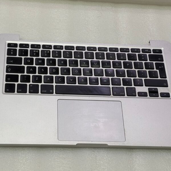 Apple 613-00564-B Topcase QWERTY INTERNATIONAL MacBook Pro A1502 - Argenté
