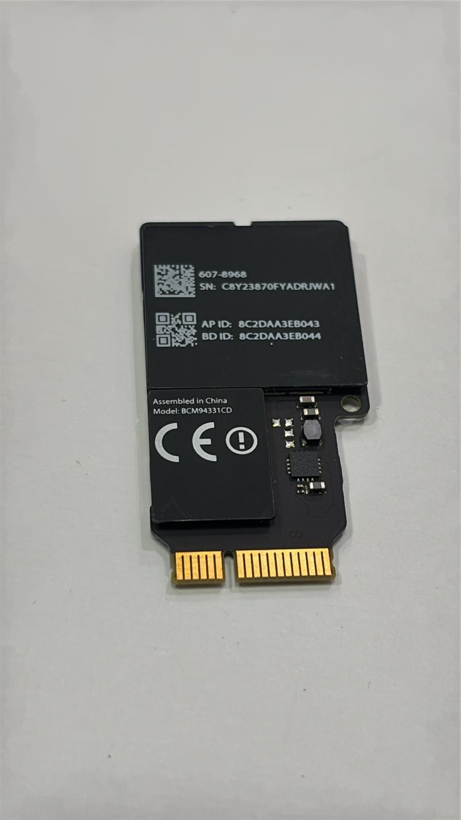 APPLE .. CARTE RESEAU WIFI AIRPORT pr iMAC A1419 A1418 2012/14 .ref: 607-8968 APPLE .. CARTE RESEAU WIFI AIRPORT pr iMAC A1419 A1418 2012/14 .ref: 607-8968