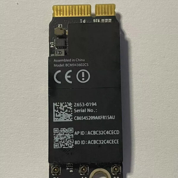 Carte wifi Apple MacBook Pro Retina RÉTINA 13" 15" A1502 A1398 A1425 Z653-0194