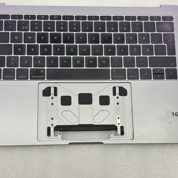 Clavier Topcase QWERTY DANEMARK MacBook Pro 13'' 2016 2017 - A1708 - Gris