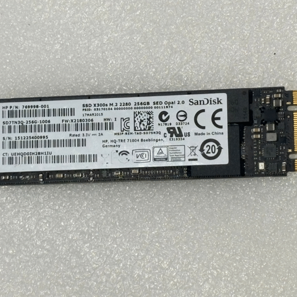 Disque SSD SanDisk X300s SD7TN3Q SD7TN3Q-256G-1006 256 Go