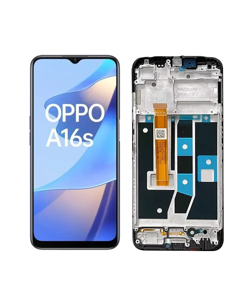 Ecran Complet Noir Oppo A16s (Avec Ch?ssis) Ecran Complet Noir Oppo A16s (Avec Ch?ssis)