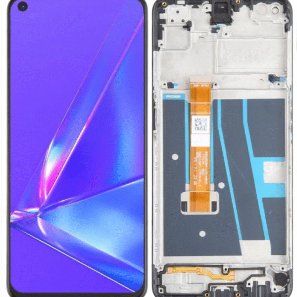 Ecran Complet Noir Oppo A72 (Avec Ch?ssis)