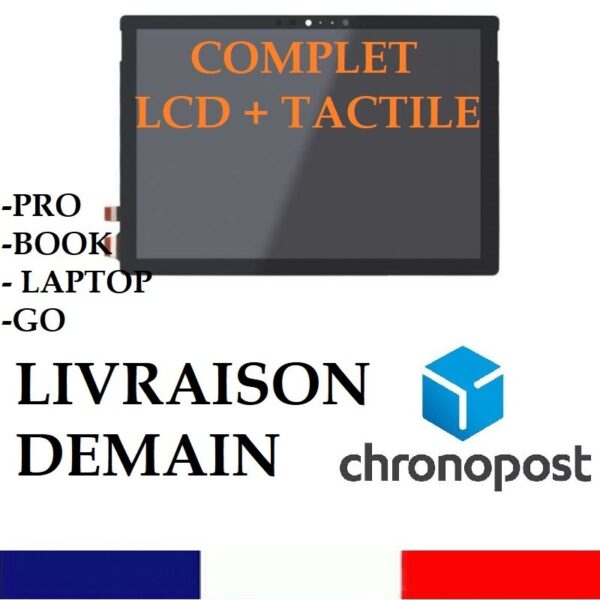 ecran microsoft surface pro 4 / 5 / 6 / 7 / 8 / 9 Lapotop 1 2 3 4 book 1 / 2 Go1