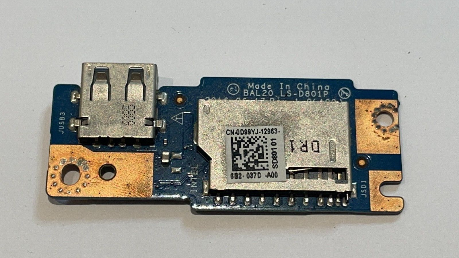 HUB USB-LS-D801P-Genuine DELL Inspiron 15 5567 17 5767 5765 HUB USB-LS-D801P-Genuine DELL Inspiron 15 5567 17 5767 5765