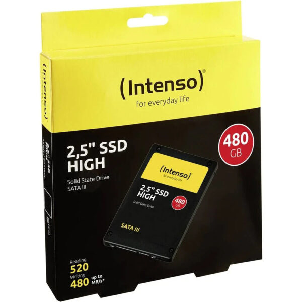 Intenso Disque SSD interne, 2,5" Top SATA III, 480GO, 550 Mo/s