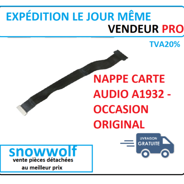 Nappe Audio Apple MacBook Air 13" A1932 A2179 821-01528 Original