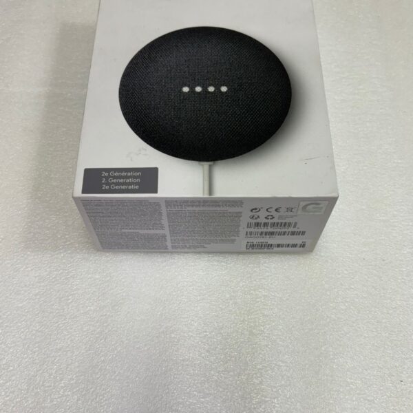 Nest Mini 2e Génération Google Assistant Vocal Enceinte Intelligente