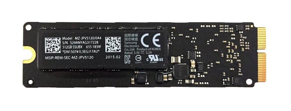 SSD 512 GB MZ-JPV5120 / SSD Interne pour Apple MacBook A1502 / A1398 / A1466 SSD 512 GB MZ-JPV5120 / SSD Interne pour Apple MacBook A1502 / A1398 / A1466