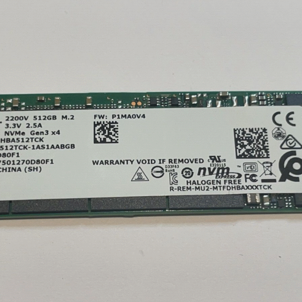 SSD- Mircon- MTFDHBA512TCK-512 GB
