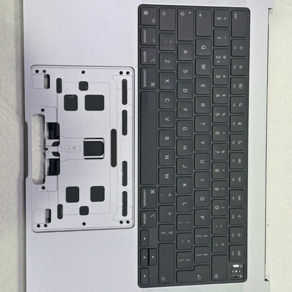 TOP CASE APPLE A2485 Macbook pro 16" Gris Clavier QWERTY INTERNATIONAL keyboard