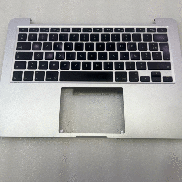 TOP CASE APPLE MACBOOK AIR A1502 AZERTY GRADE A - ARGENTÉ