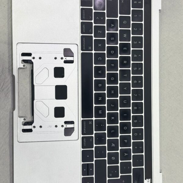 Topcase Clavier QWERTY(DANEMARK) AVEC BATTERIE MacBook Pro A1706-SILVER