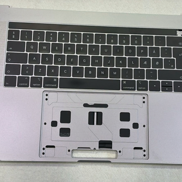 Topcase Clavier QWERTY(DANEMARK) pour MacBook Pro 15″ A1990 - Gris/GRADE A