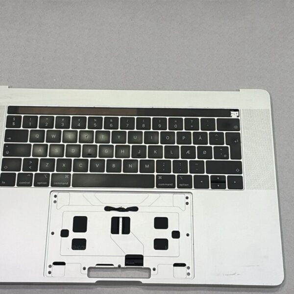 Topcase Clavier QWERTY(DANEMARK) pour MacBook Pro 15″ A1990 - SILVER/GRADE A