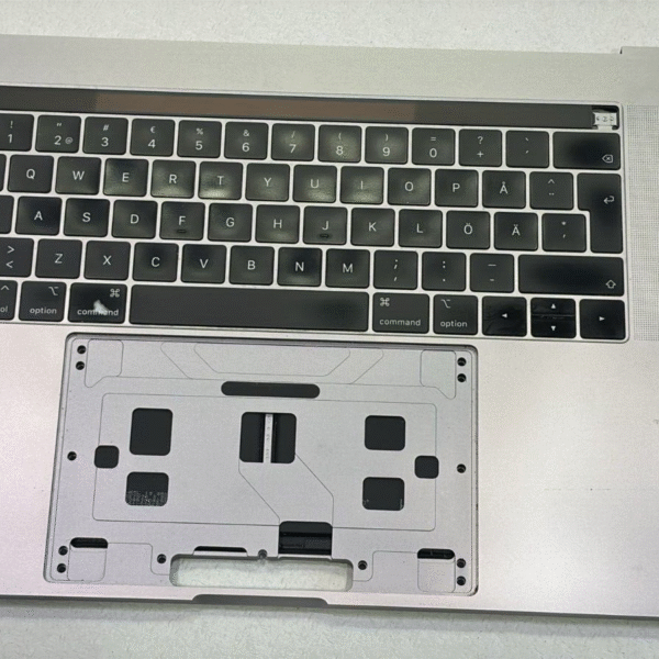 Topcase Clavier QWERTY(SUEDE) pour MacBook Pro 15″ A1990 - Gris/GRADE B
