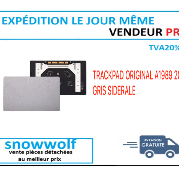 Trackpad 821-01701-A pour MacBook Pro Retina 13 A1989 2018 Gris sidérale