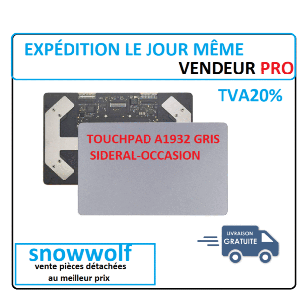 Trackpad Apple MacBook Air 13" A1932 gris sidéral Original
